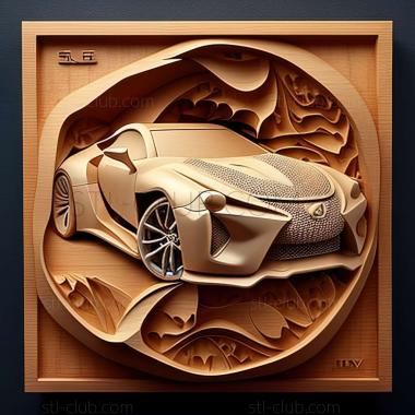 3D мадэль Lexus LFA (STL)